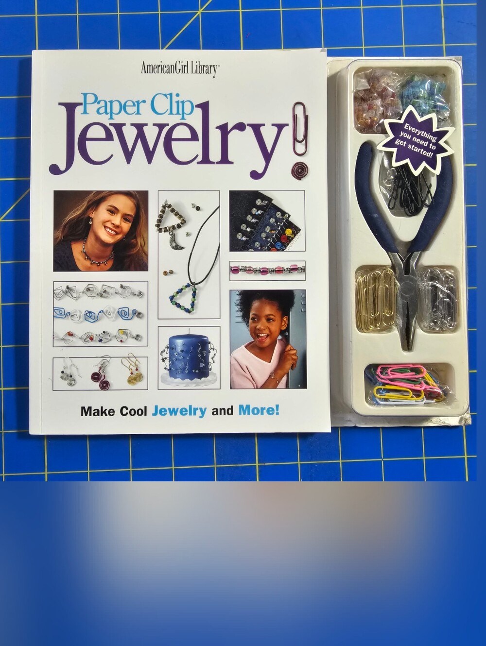 American Girl Paper Clip Jewelry book & craft set